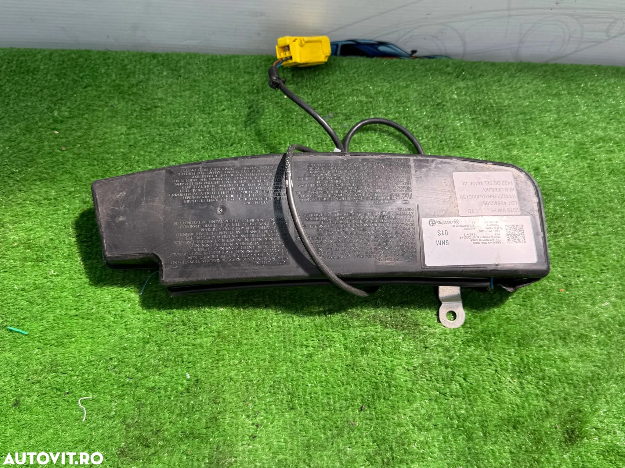 AIRBAG SCAUN DREAPTA ( 2 BUC.) SEAT IBIZA 2014 / VOLKSWAGEN POLO SE TD 2015 COD OEM 6R0880242C 6RS8800242 - 4