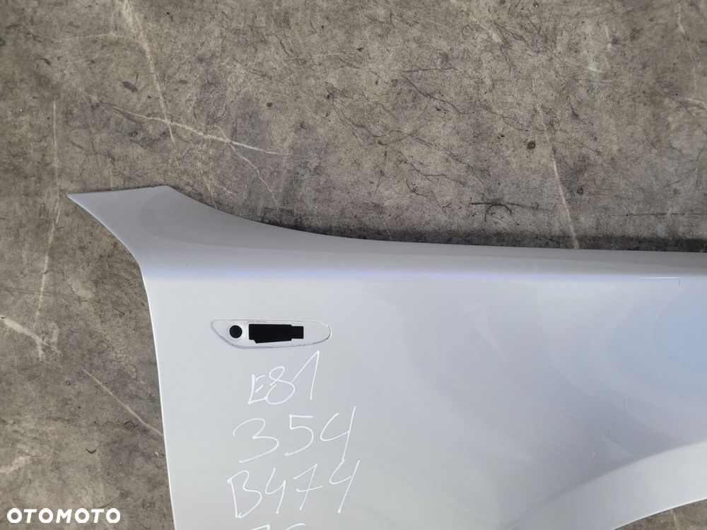 BŁOTNIK PRAWY PRZÓD PRZEDNI BMW 1 E81 E87 E88 354 TITANSILBER B474 - 3