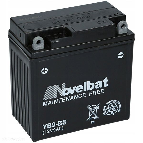 Akumulator Novelbat AGM 12V 9Ah YB9-BS L - 1