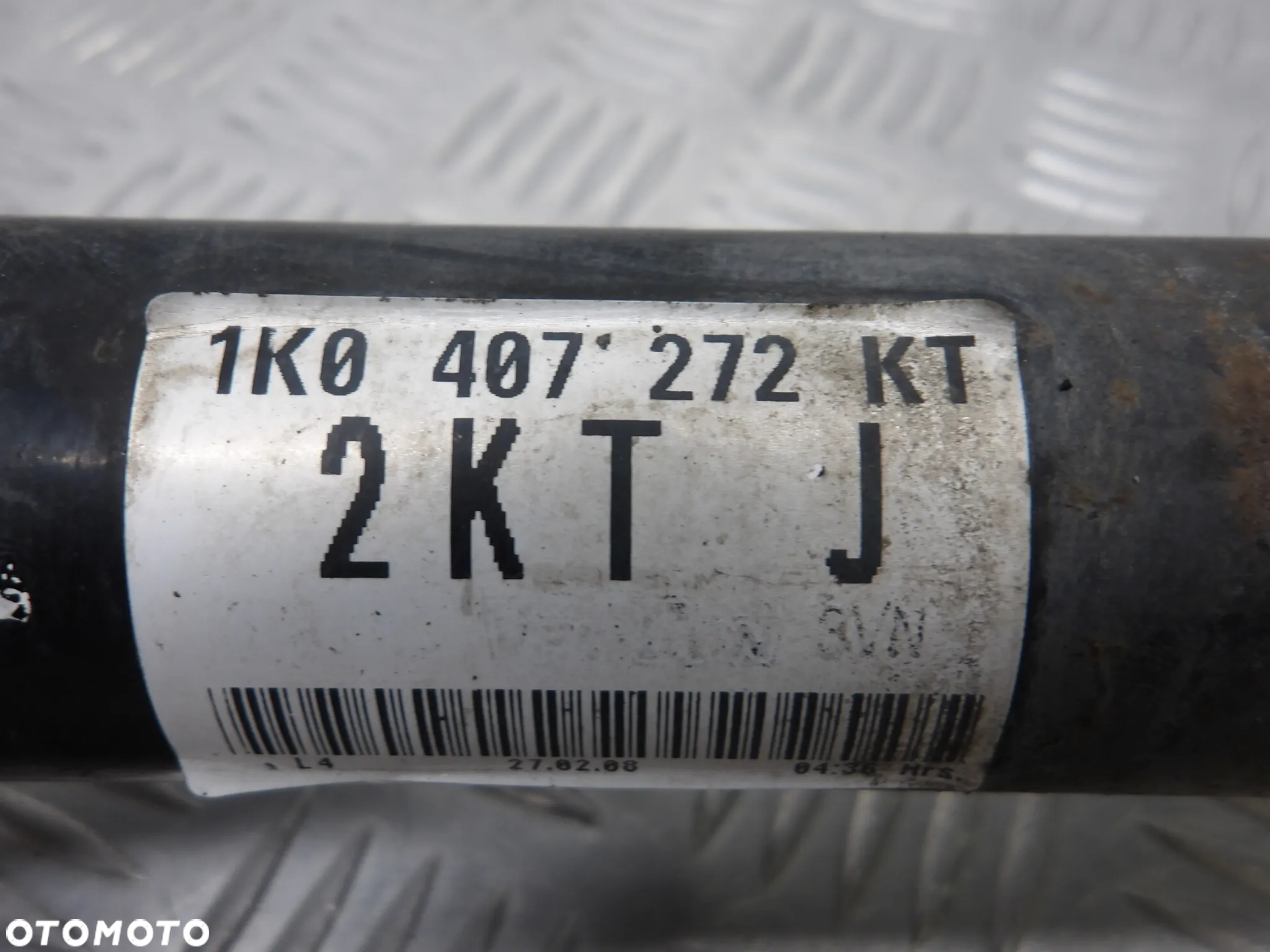 VW JETTA V 05-10 PÓŁOŚ PRAWA PRZEDNIA 1K0407272 - 4