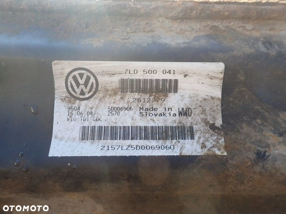 SANKI WÓZEK KOŁYSKA TYŁ VOLKSWAGEN TOUAREG I - 16