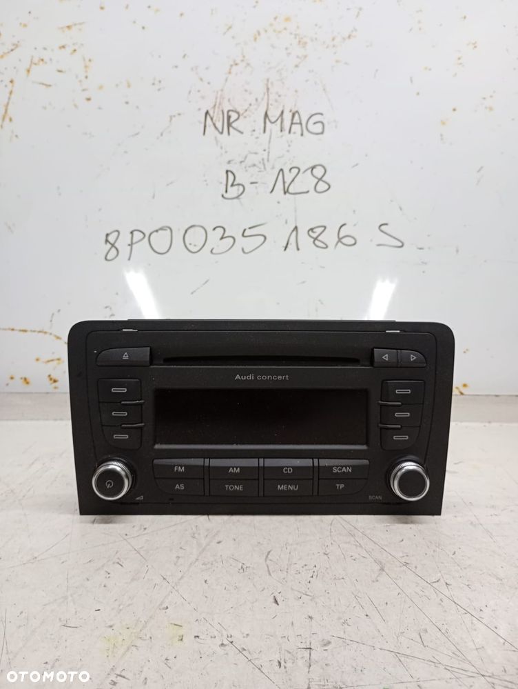 RADIO CD AUDI A3 8P LIFT 8P0035186S - 1