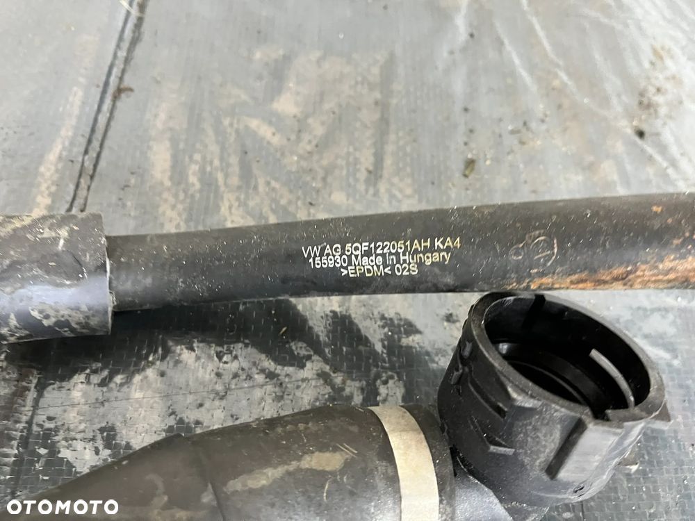VW Skoda Audi Wąż przewód cieczy chłodzącej 5QF122051AH 5QF122051AJ - 3