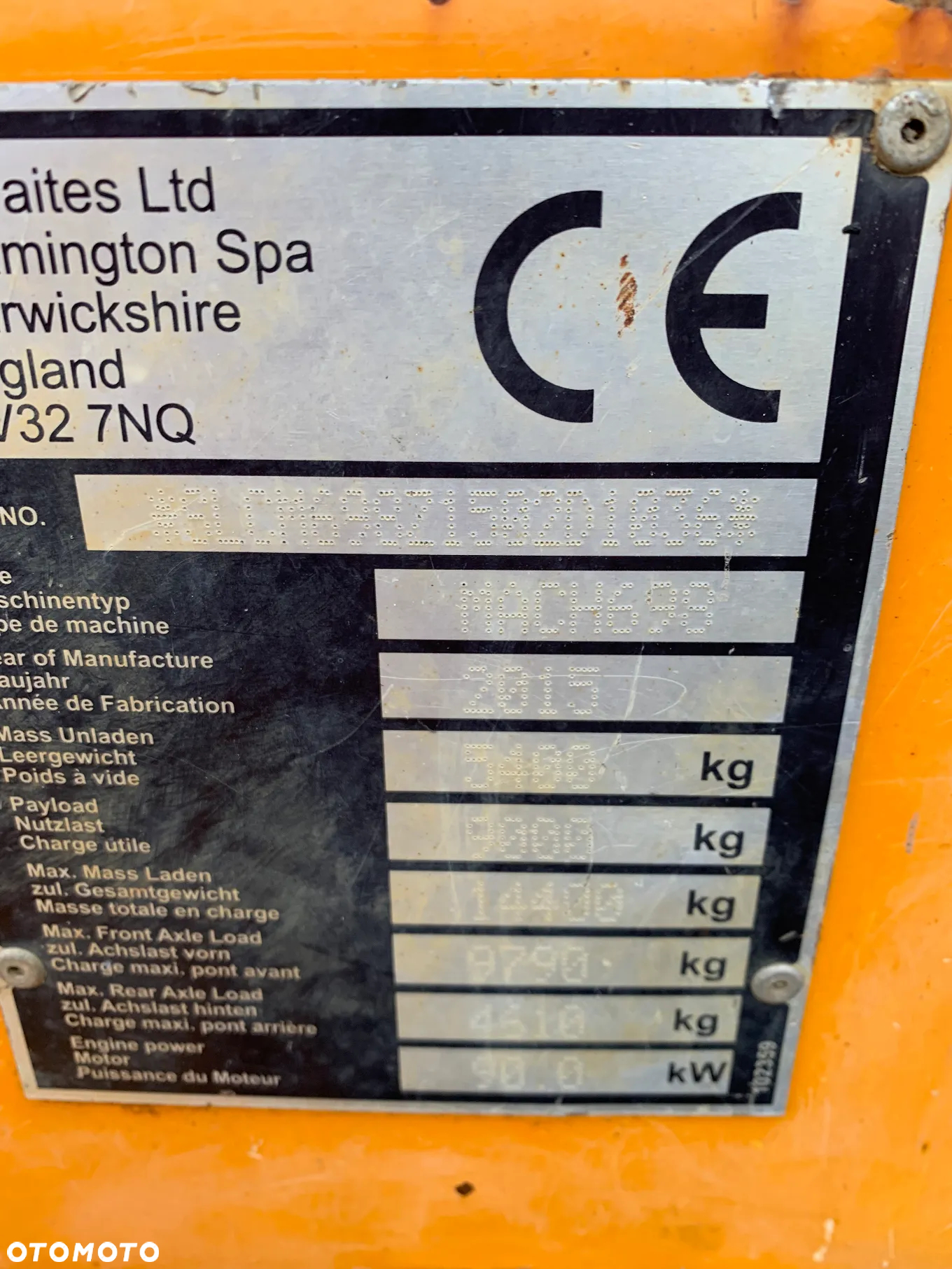 Thwaites 9 ton MACH 698 - 12