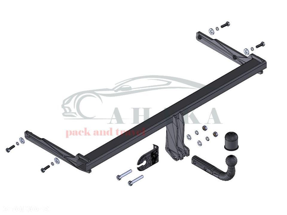 Hak Holowniczy Odkręcany Do Skoda Yeti 2014-2017 - 3