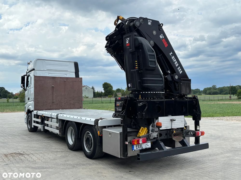 Mercedes-Benz Actros 2545 HDS HIAB 558 oś Skrętna Idealny Stan Sprowadzony z Niemiec - 6