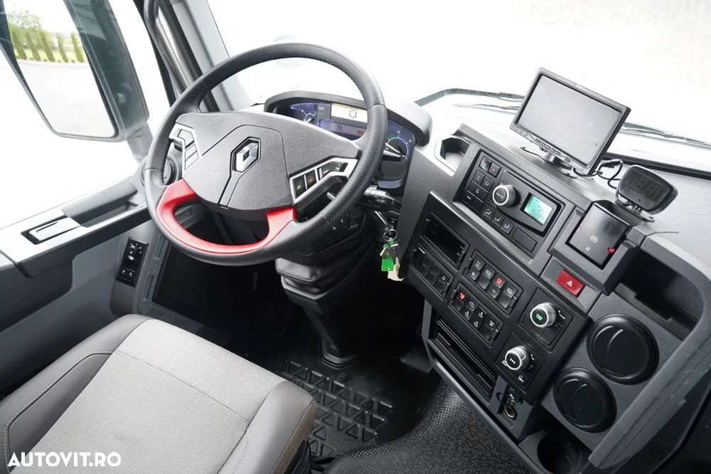 Renault K 380 / 6x4 / BASCUNĂ CU 2 LATE / BASCUNĂ HIDRAULICĂ + HIAB 211 EP-4 HDS / TELECOMANDĂ / CUPĂ / EURO 6 - 31