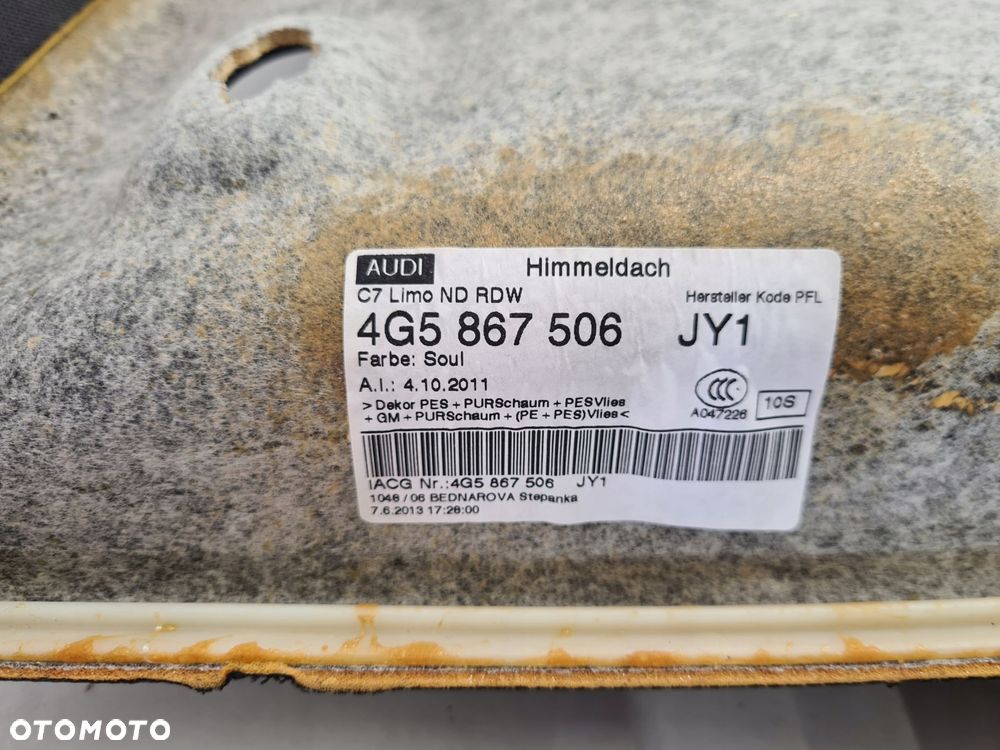 AUDI A6 C7 S-LINE SEDAN PODSUFITKA OSŁONY SŁUPKÓW - 10