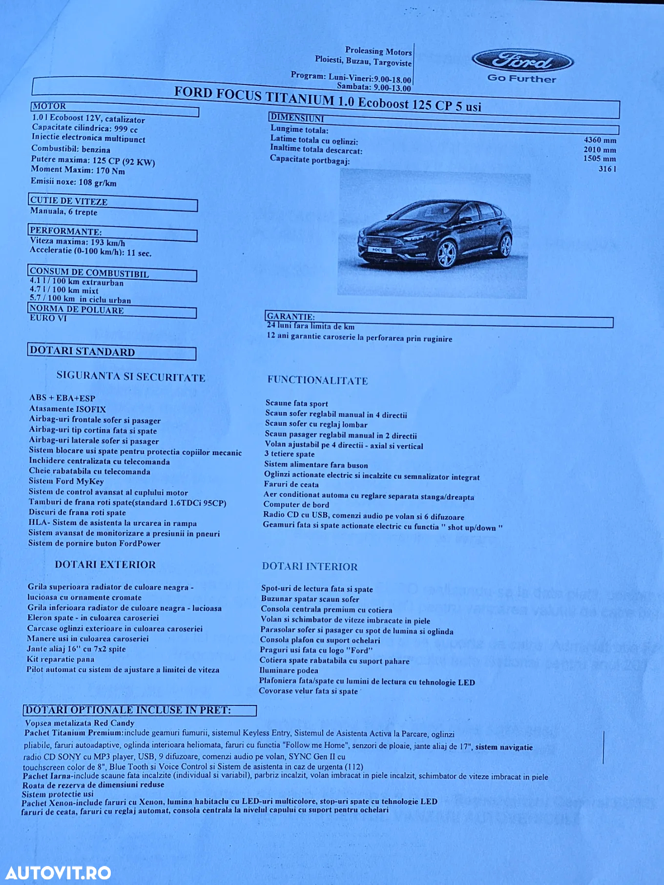 Ford Focus 1.0 EcoBoost Start Stop Titanium - 16