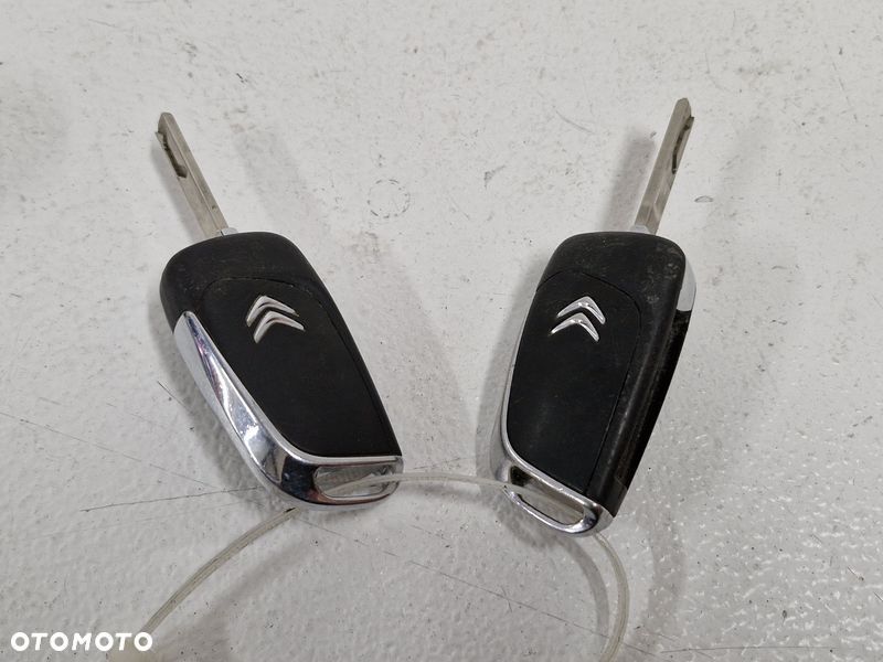 CITROEN DS4 I 1 KLUCZYK PILOT 2X  STACYJKA WKŁADKI ZAMKA KOMPLET - 9