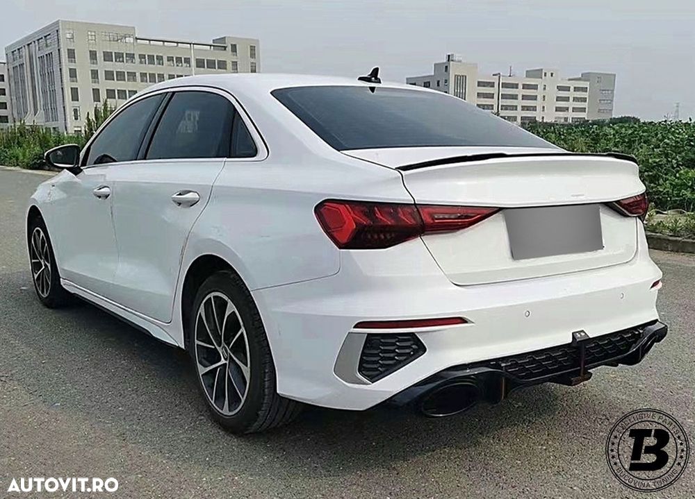 Difuzor Bara Spate cu Ornamente compatibil cu Audi A3 8Y RS3 Design - 11