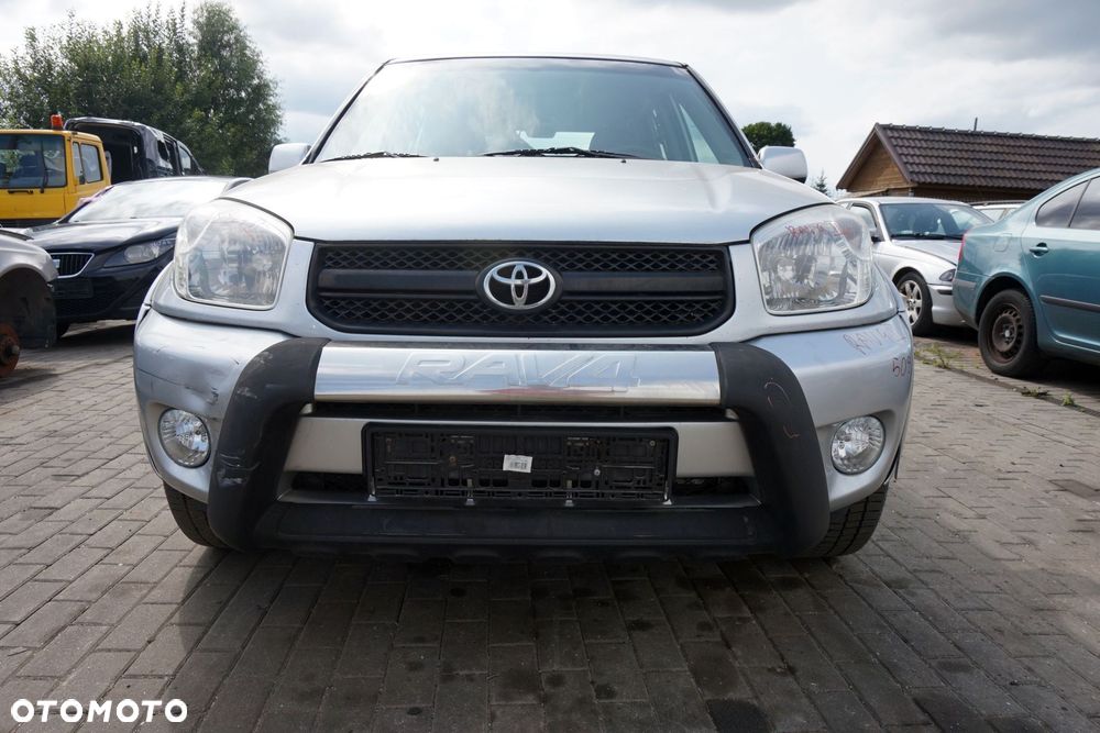 MASKA ZDERZAK BŁOTNIKI LAMPY RAV4 II LIFT 1D4  TOYOTA 2003-2005 SREBRNY PRZÓD KOMPLETNY - 8