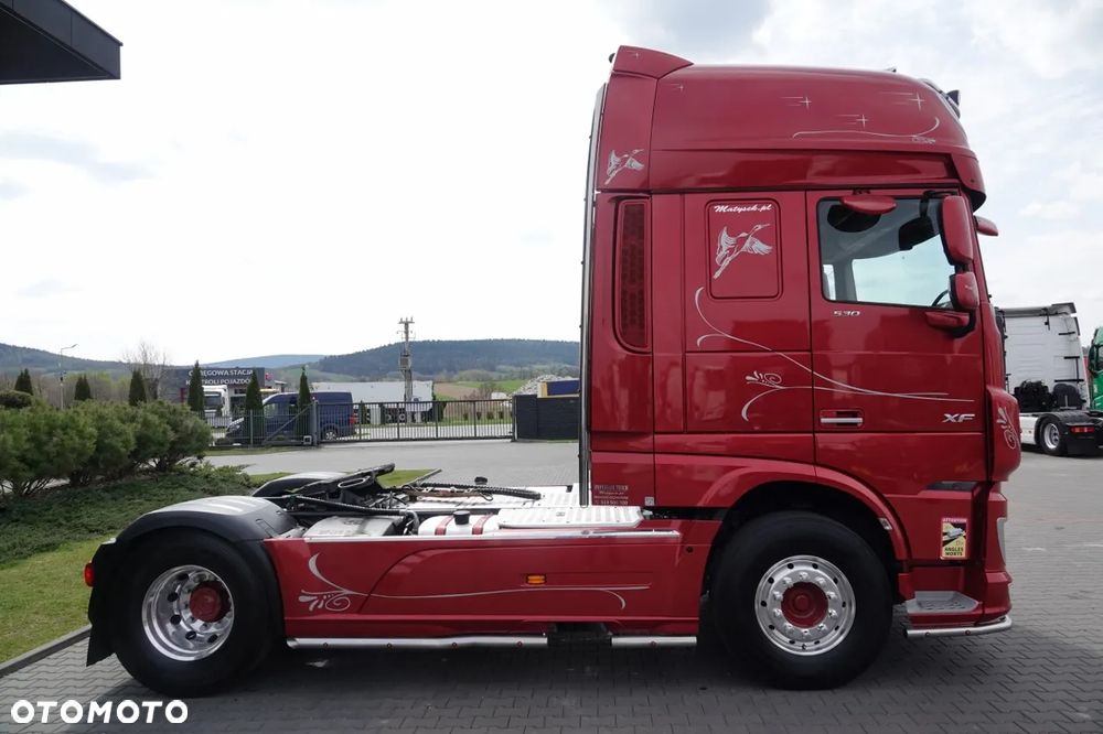 DAF XF 530 / HYDRAULIKA / KLIMA POSTOJOWA  /  SUPER SPACE CAB / CAŁA NA PODUSZKACH / TV / ALUFELGI - 11