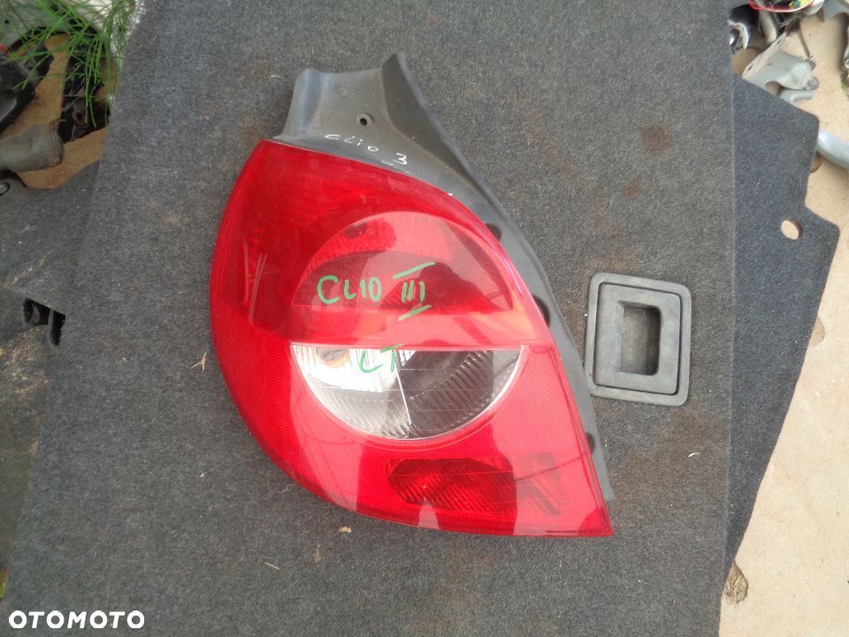 RENAULT CLIO III LAMPA TYŁ LEWA EUROPA - 1