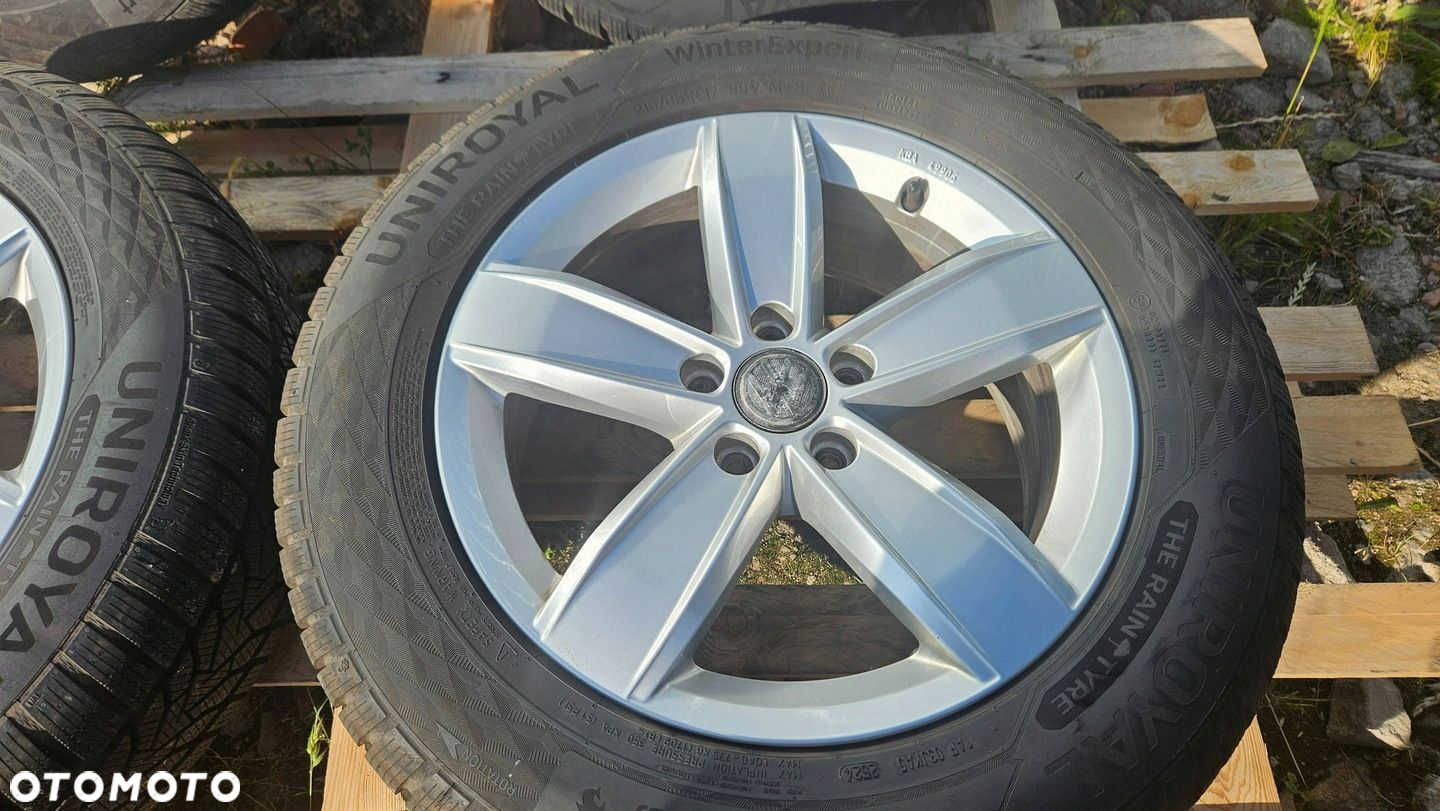 FELGI VW TIGUAN 6.5x17" ET38 5NA071497 OPONY UNIROYAL 215/65 R17 MS - 8