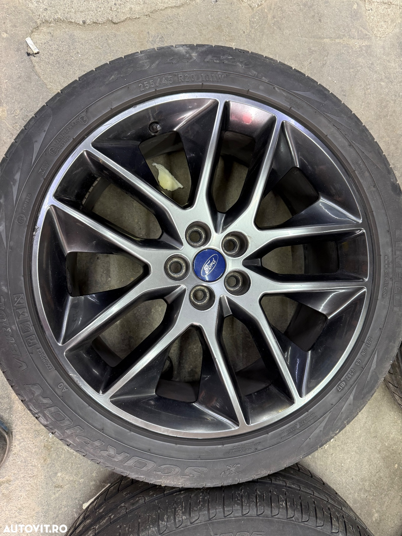 Set jante aliaj FORD EDGE 2 an 2015-2023 cu cauciucuri vara 255/45R20 Pirelli - 5