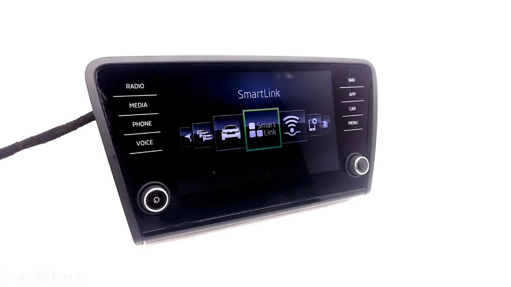 CZYTNIK NAWIGACJI WYŚWIETLACZ SKODA OCTAVIA III SUPERB III 5Q0035874B - 6