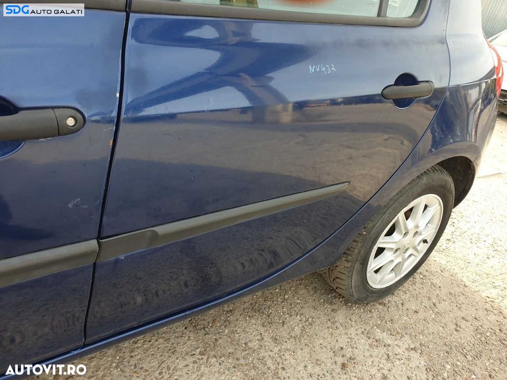 Usa Usi Portiera Portiere Stanga Spate Dezechipata Renault Clio 3 Hatchback 2005 - 2014 Culoare NV432 [C3632] - 2