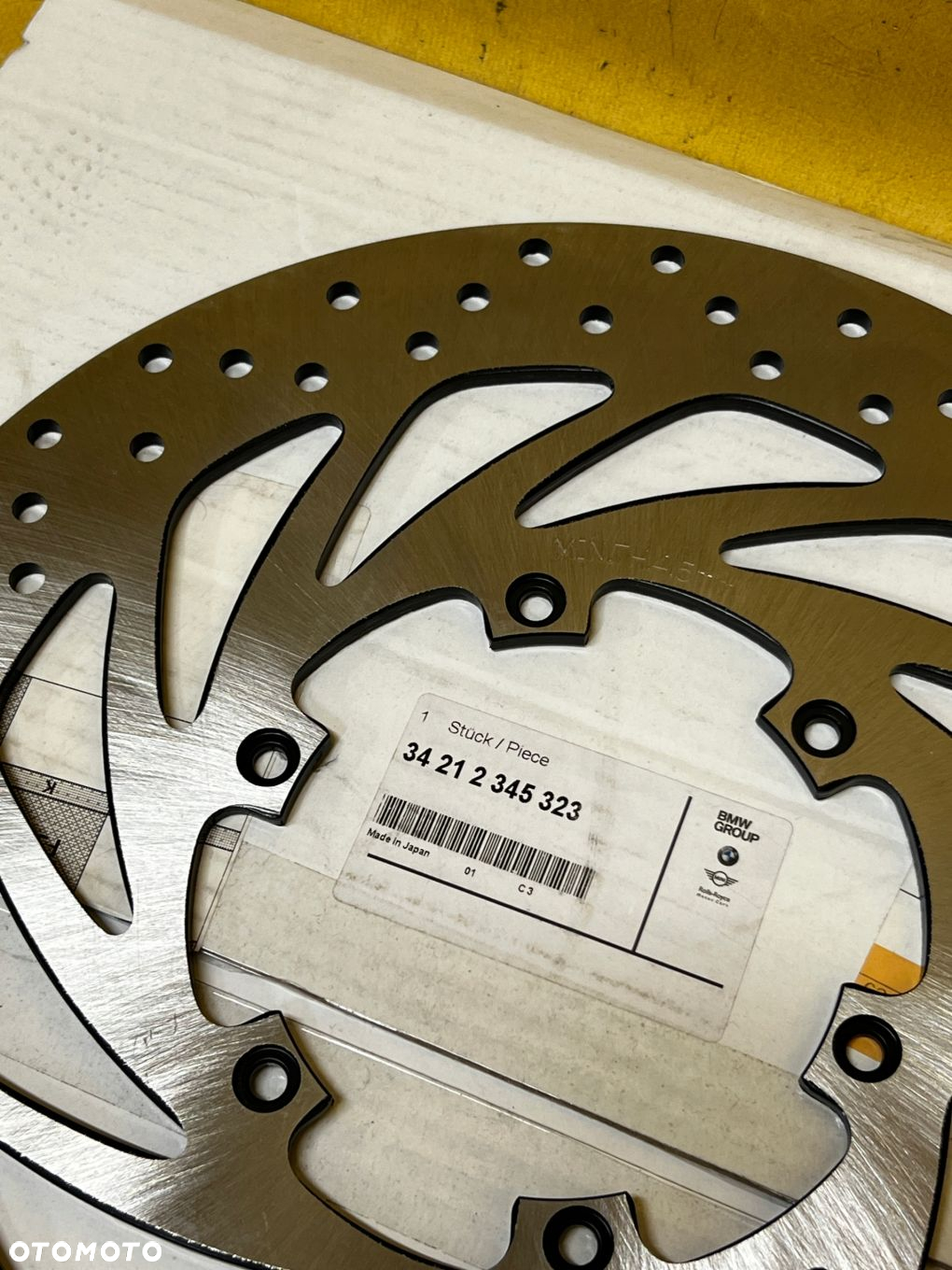 TARCZA HAMULCOWA PRZÓD PRZEDNIA BMW E169 NOWA OEM - 2