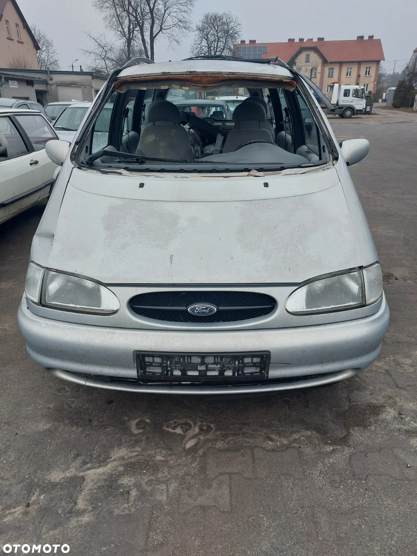 Ford Galaxy na części 1999 r. 2,3 benz LPG drzwi szyby klamka zamek lusterko lampa hak - 4