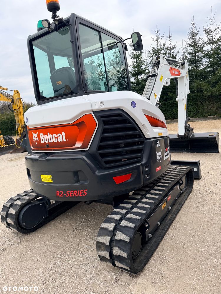 Bobcat Minikoparka Bobcat e50Z 5ton e55 e60 Cat 303.5 304  305 3xłyżki Ramię LOONG dodatkowe linie hydr wyjścia AUX1 + 2 przeciw waga MAX-dociążenie gąsienice 85% od nowości 1 właściciel z Niemiec Auto IDLEE po serwisie Widły wiertnica grabie i inne za dopłatą Szybkozłącze hydr Miller łyżka przedsiębierna Pług  Kubota Takeuchi Jcb - 2