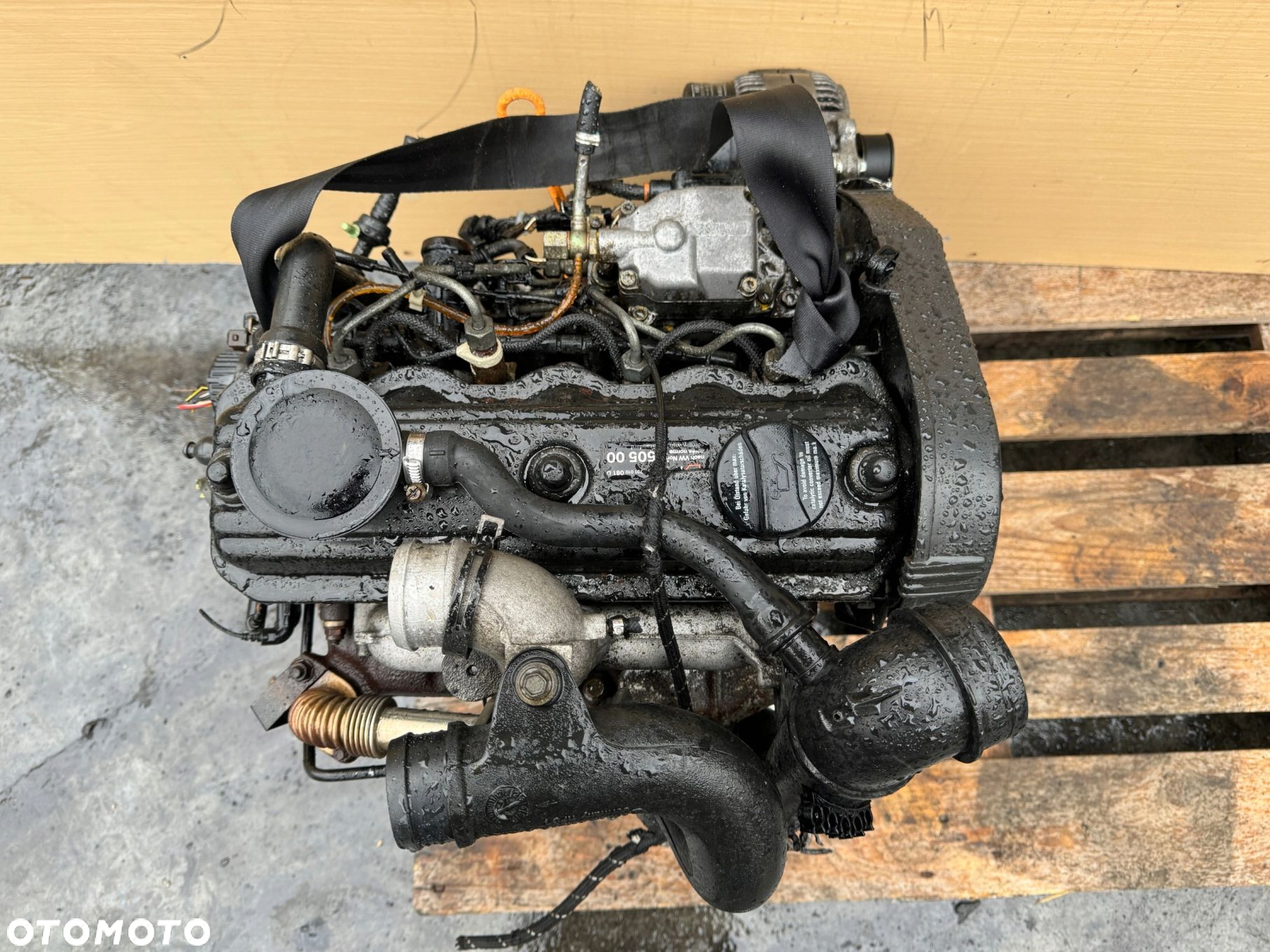 SILNIK KOMPLETNY VW GOLF III 1.9 TD AAZ T4 ABL AUDI VENTO PASSAT TOLEDO - 4