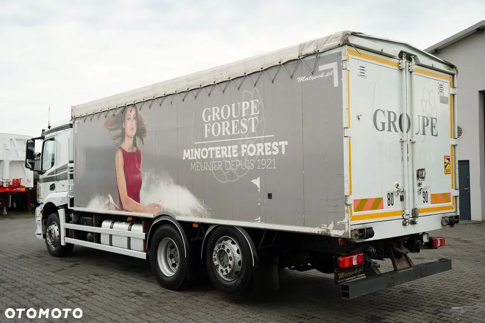 Mercedes-Benz ACTROS 2543 / RUCHOMA PODŁOGA / WALKING FLOOR / 6X2 / KLIMA POSTOJOWA /  OŚ SKRĘTNA / PODNOSZONA / EURO 6 - 4