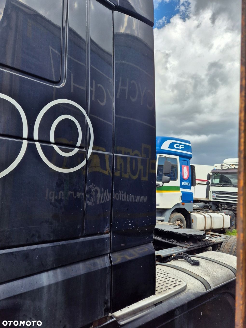 SPOILER SPOJLER OWIEWKA ZAKABINOWA LOTKA LEWA DAF XF 106 - 1
