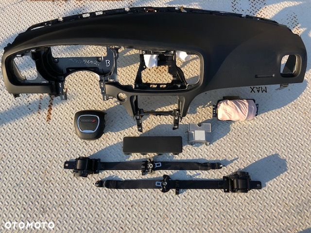 DODGE CHARGER DESKA KONSOLA KOKPIT PULPIT PÓŁKA PARAPET AIR BAG PODUSZKI AIRBAG PASY PAS KURTYNY AIRBAG FOTELA KOLAN PASY PAS Okazja Raz2 !!! - 2