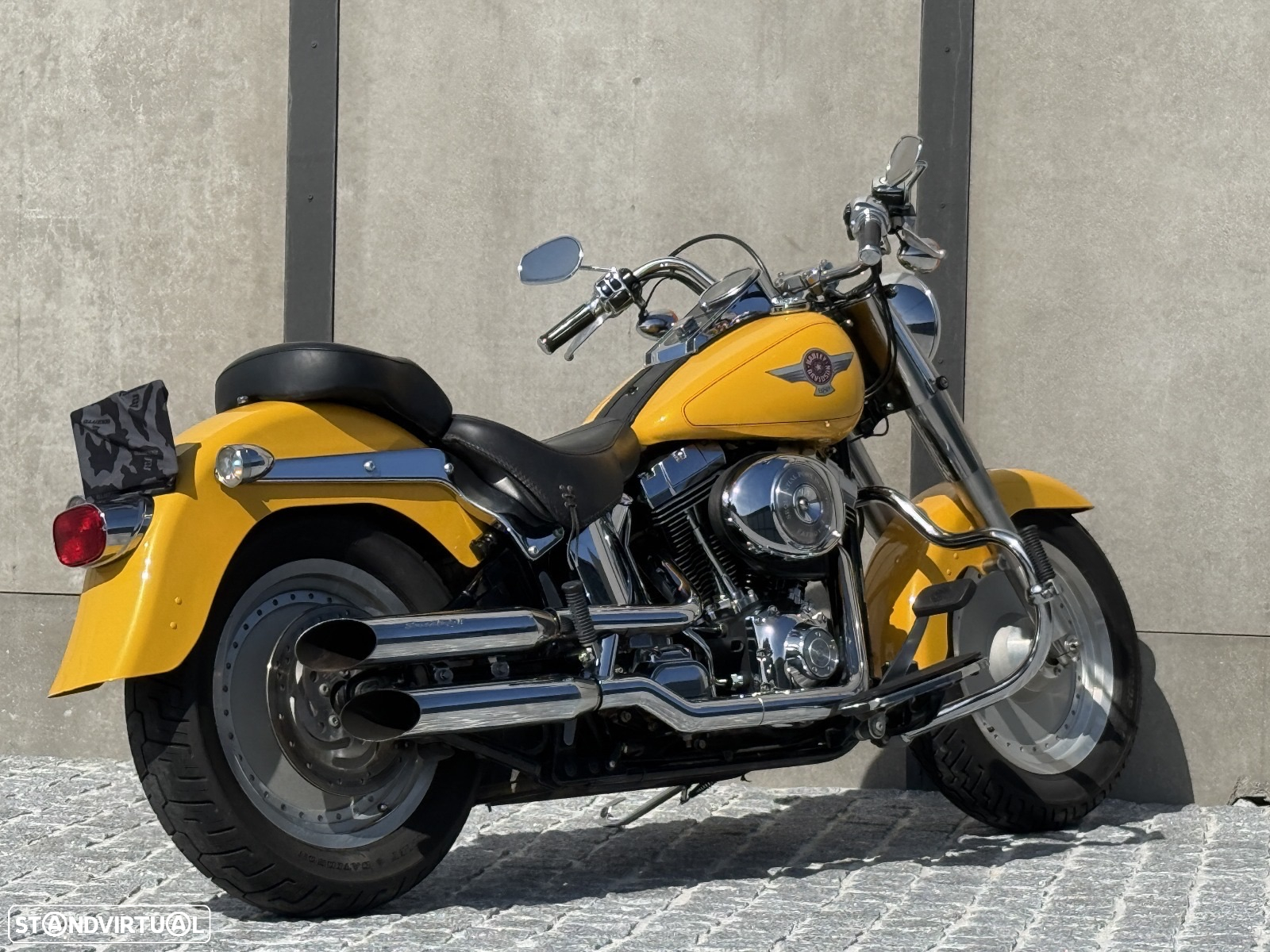 Harley-Davidson Fat Boy Fatboy FLSTF 1450 Edição Yellow Pearl - 6