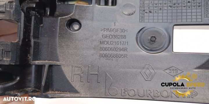 Maner deschidere din exterior usa spate dreapta 806060294R Renault Ka - 3