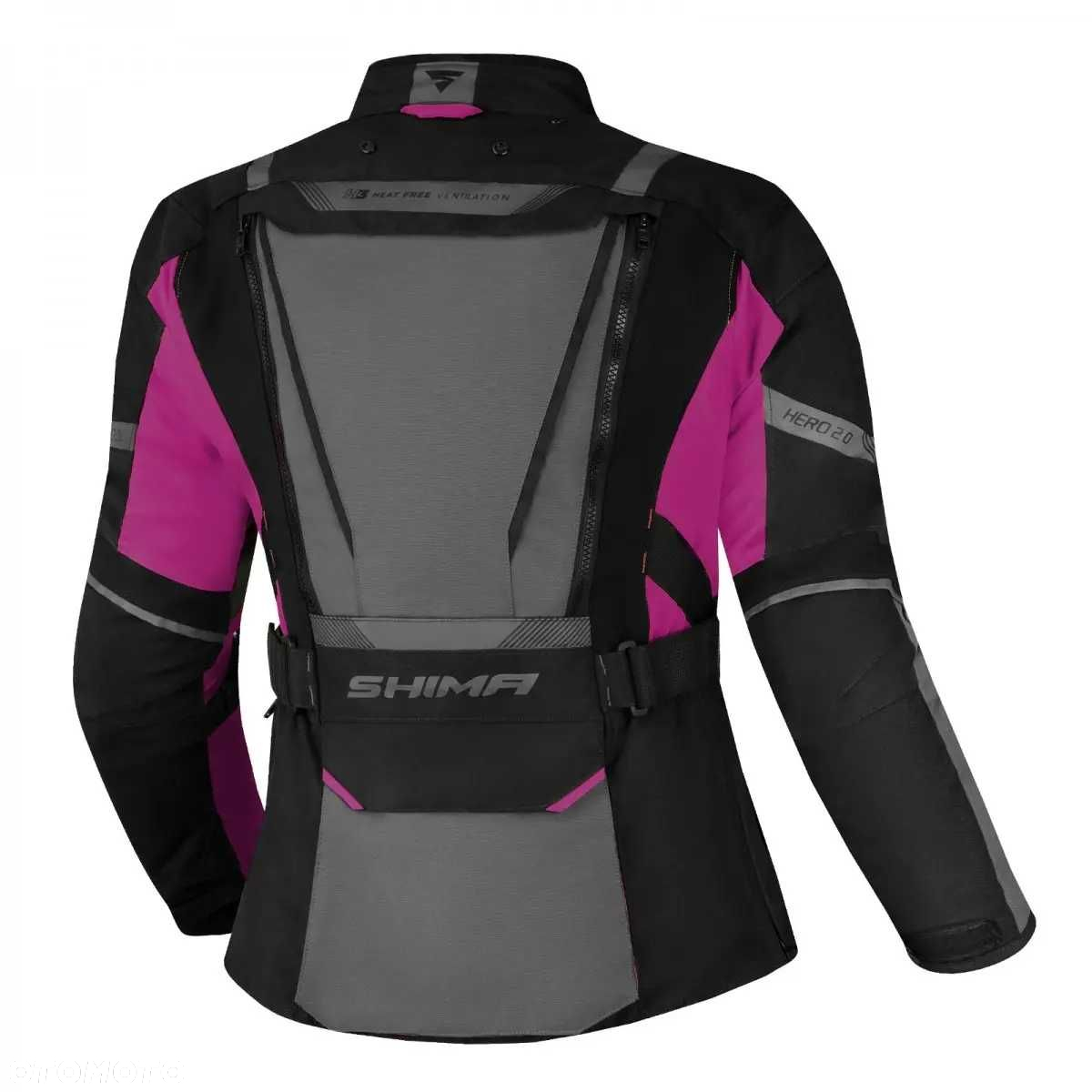 Kurtka motocyklowa damska SHIMA HERO 2.0 LADY JKT PINK - 3