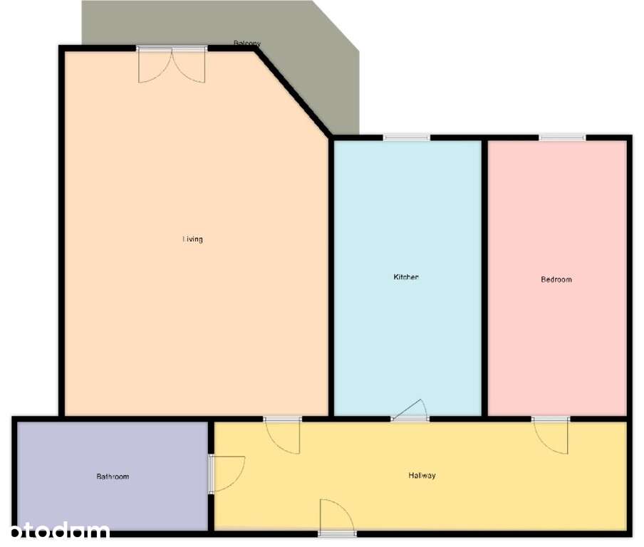2 oddzielne pok | 46m2 | Grzegórzki Park |od zaraz