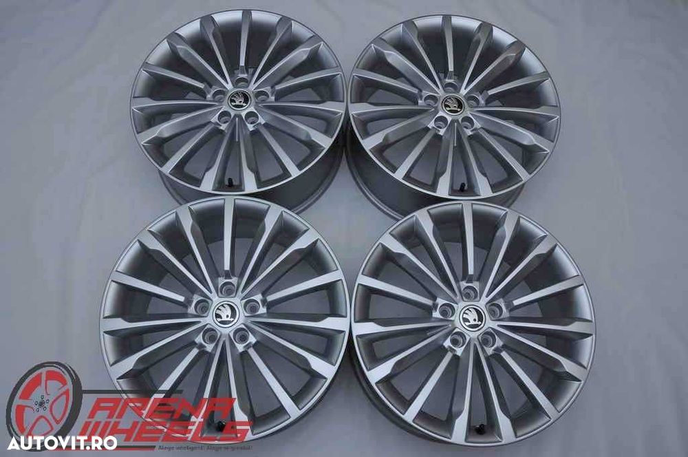 Jante Noi 19 inch Originale Skoda Superb Karoq Kodiaq Enyaq Elroq R19 - 1