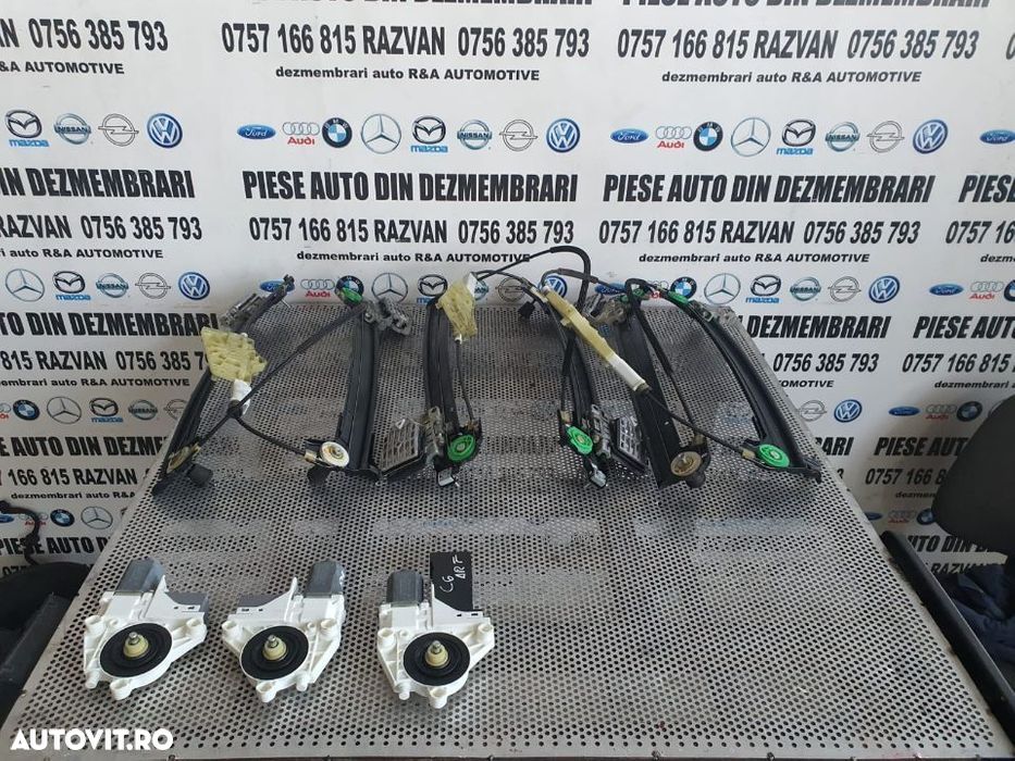 Macara Geam Electrica Fata Spate Citroen C6 Volan Stanga An 2006-2012 - 1