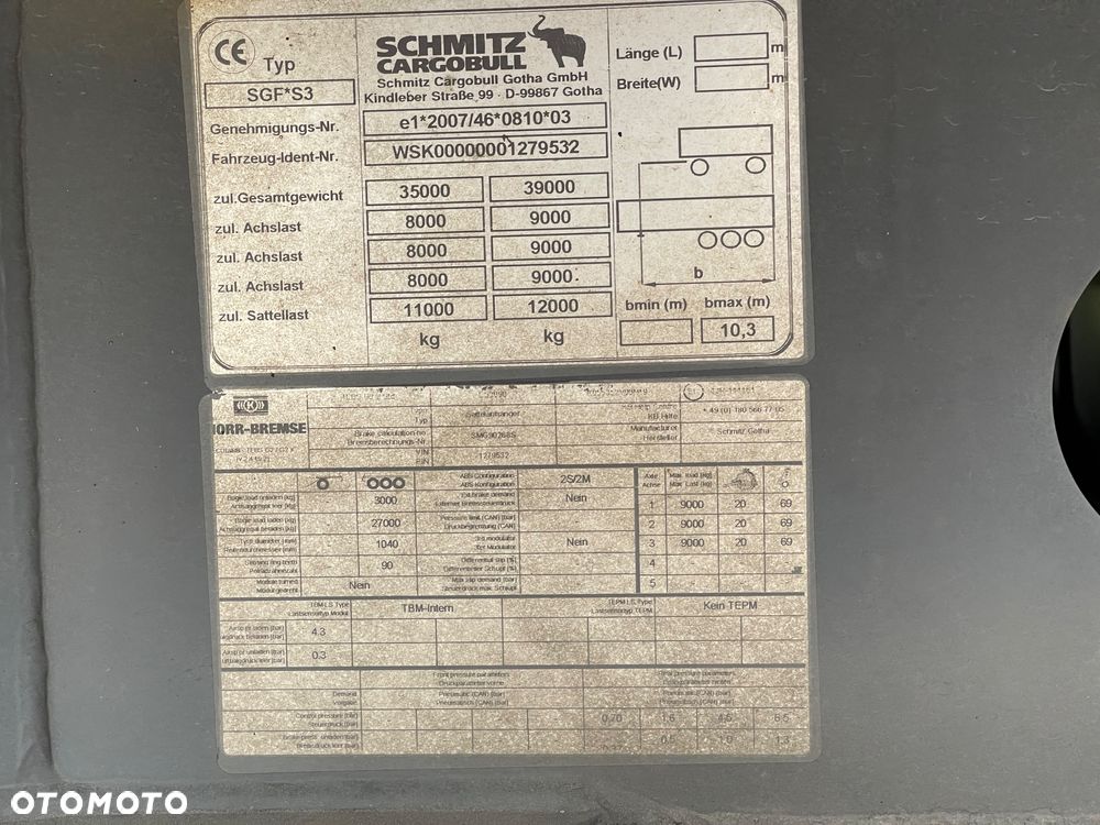 Schmitz Cargobull 55m3 - 13