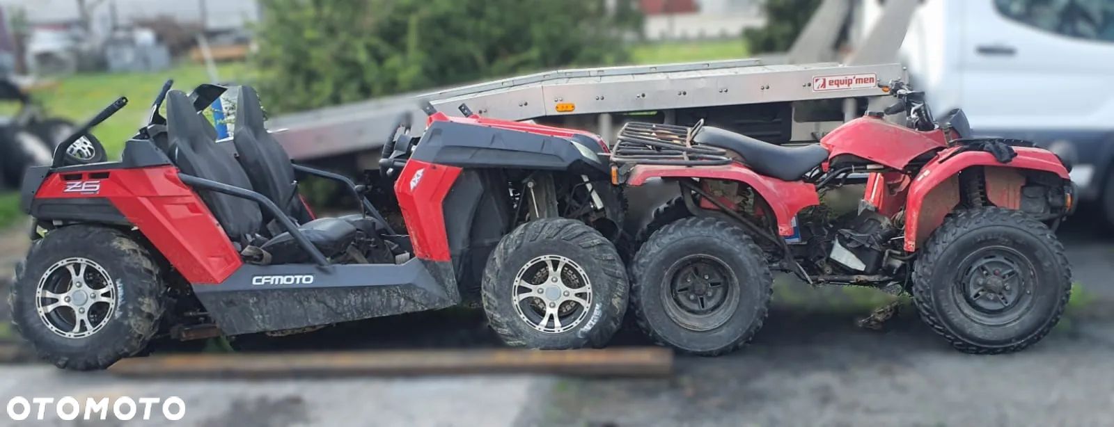 Rama koła felgi CFMOTO Z-FORCE buggy wahacz dyfer licznik lampaczęści - 1