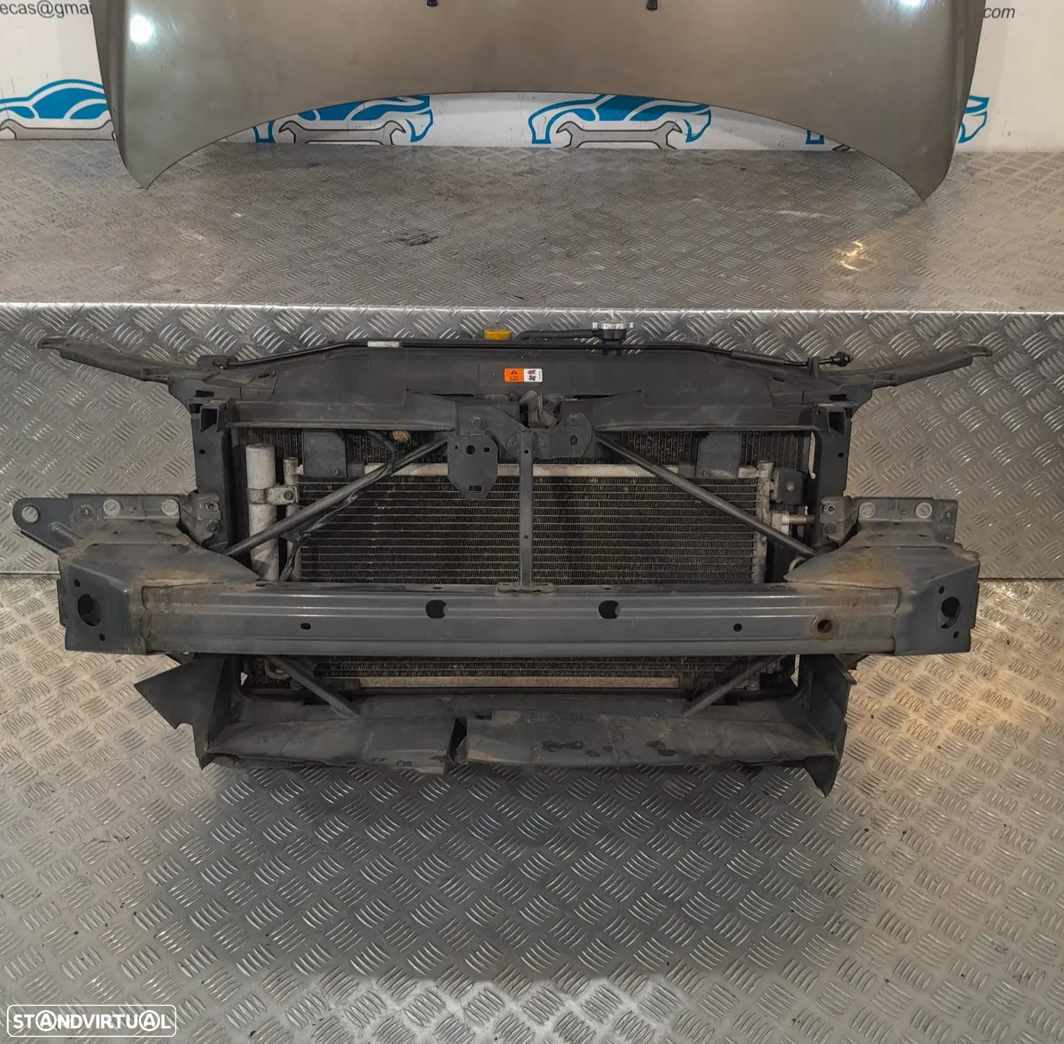 FRENTE COMPLETA MAZDA 6 PARACHOQUES GUARDA-LAMAS OTICAS XENON RADIADOR VENTILADOR FRENTE FIBRA REFORÇO - 7