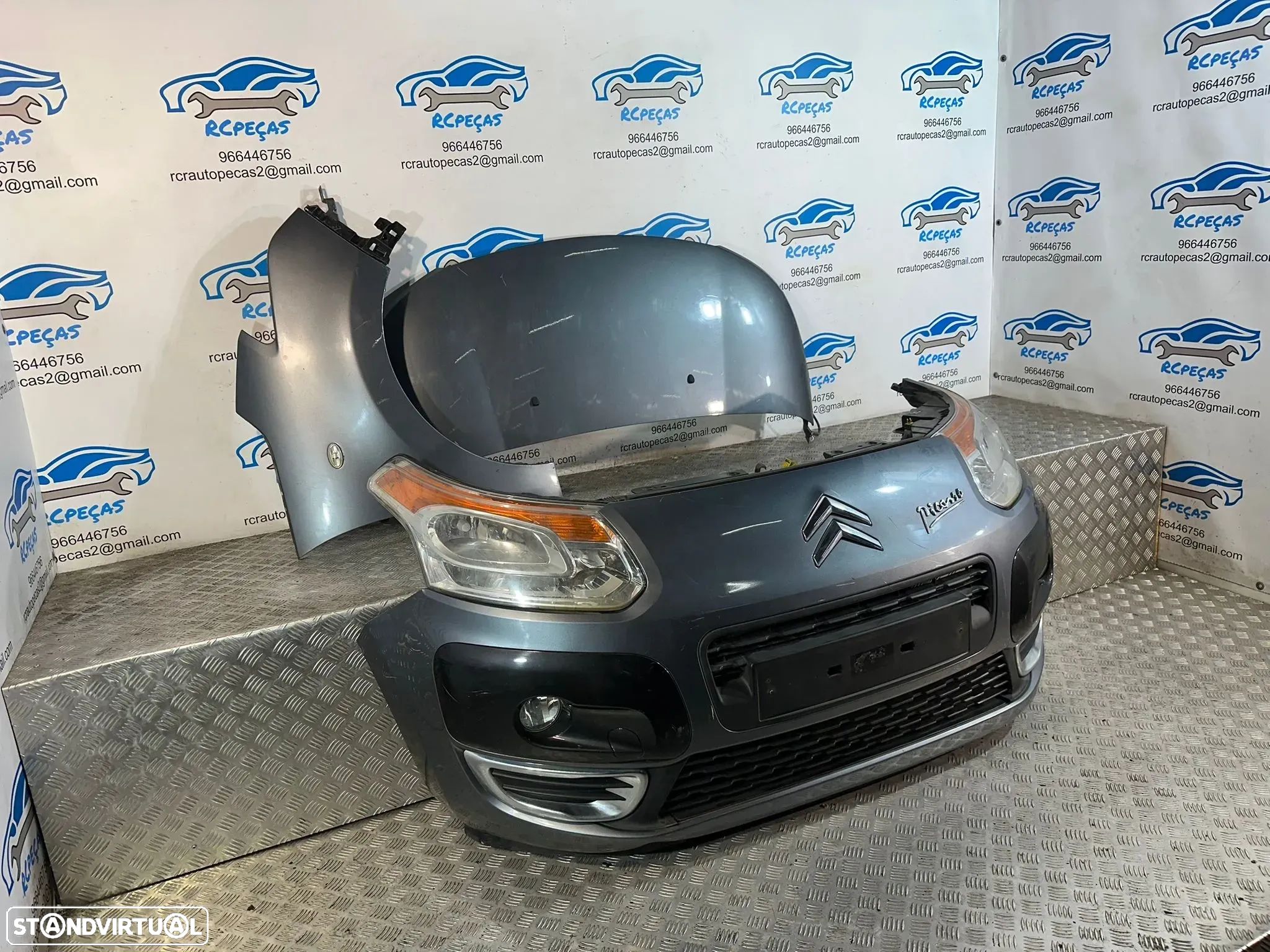Frente Completa Citroen C3 Picasso (2008 - 2017) - Parachoques | Guarda Lamas | Farois | Farol | Radiador | Radiadores |  Parachoque | Capot | Capo | Capô - 1