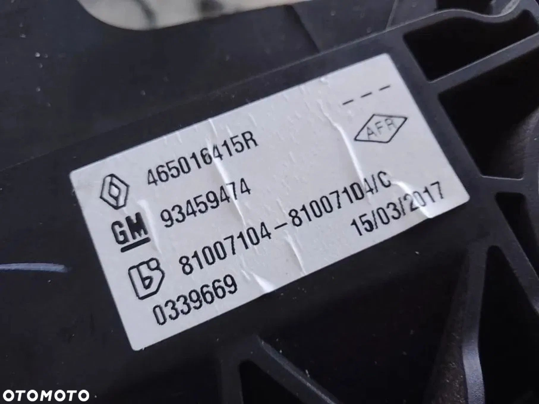 Deska Konsola Przekładka Anglika Renault Trafic III Vivaro B Talento 2014-2019 - 9