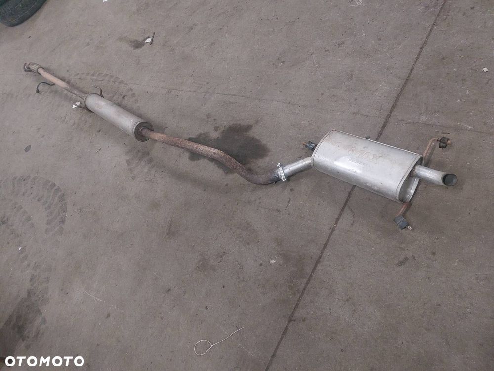 TŁUMIK WYDECH KOŃCOWY + ŚRODKOWY OPEL CORSA C 1.2 16v - 1