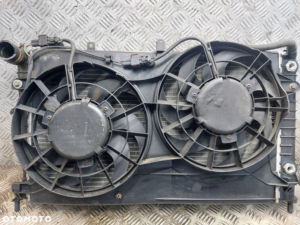 CHŁODNICE KOMPLET + WENTYLATORY SAAB 9-5 I 2.0 T 4541215 4575718 - 4