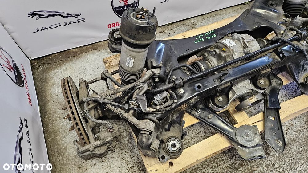 Jaguar XJ 351 LIFT 2015-2019 5.0 SC 508PS 510 KM Kompletne zawieszenie tylne Ława tył Sanki Dyfer Zwrotnica Most 2.56   Amortyzator tył Miech tylny prawy lewy  USA - 7