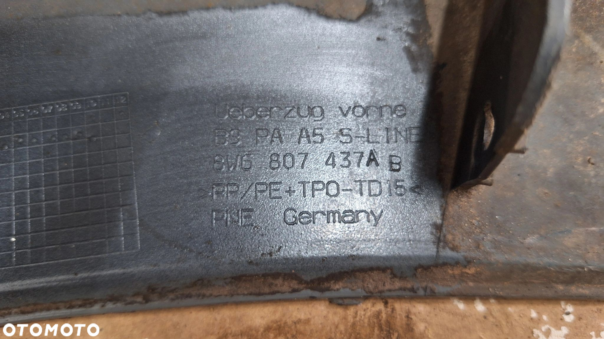 ZDERZAK PRZÓD AUDI A5 8W6 SLINE LIFT 6xPDC - 15
