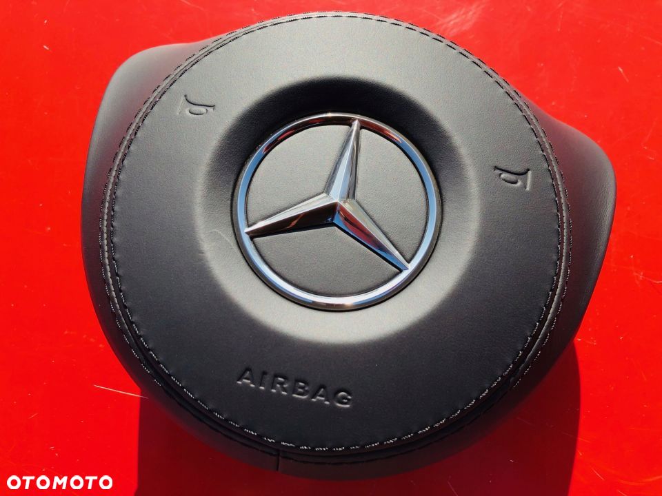 MERCEDES W117 W470 PODUSZKA AIRBAG KIEROWCY SKÓRA - 1