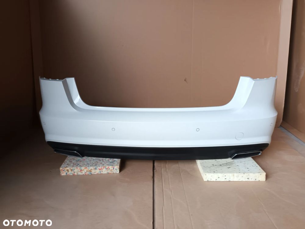 Audi sedan A6 C7 4G kompletny tył klapa lampy zderzak kolor 2Y2Y LS9R 2017 28 km drzwi - 11