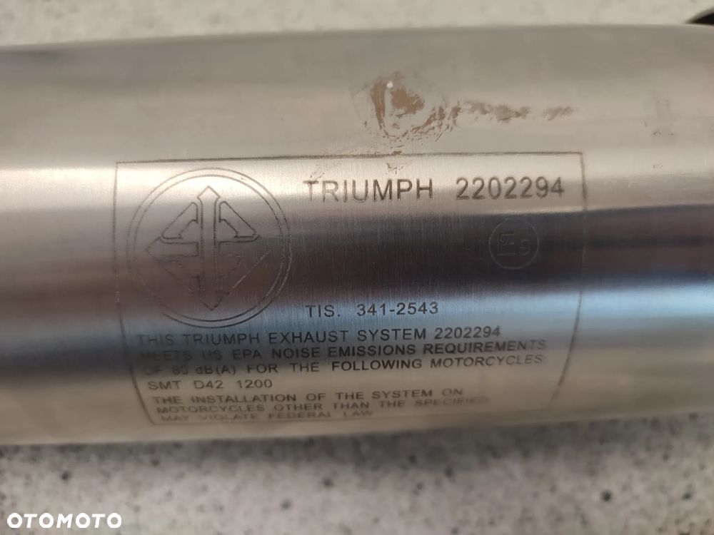 Wydech, tłumik, osłona wydechu, tłumika Triumph Bonneville 1200 Bobber - 22