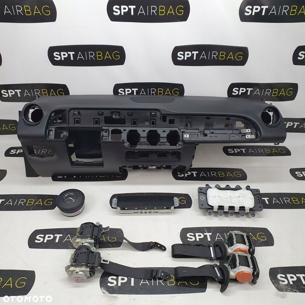 MERCEDES GLB X247 DESKA ROZDZIELCZA KONSOLA KOKPIT PULPIT PODUSZKI AIRBAG AIR BAG PASY KIT SET - 1
