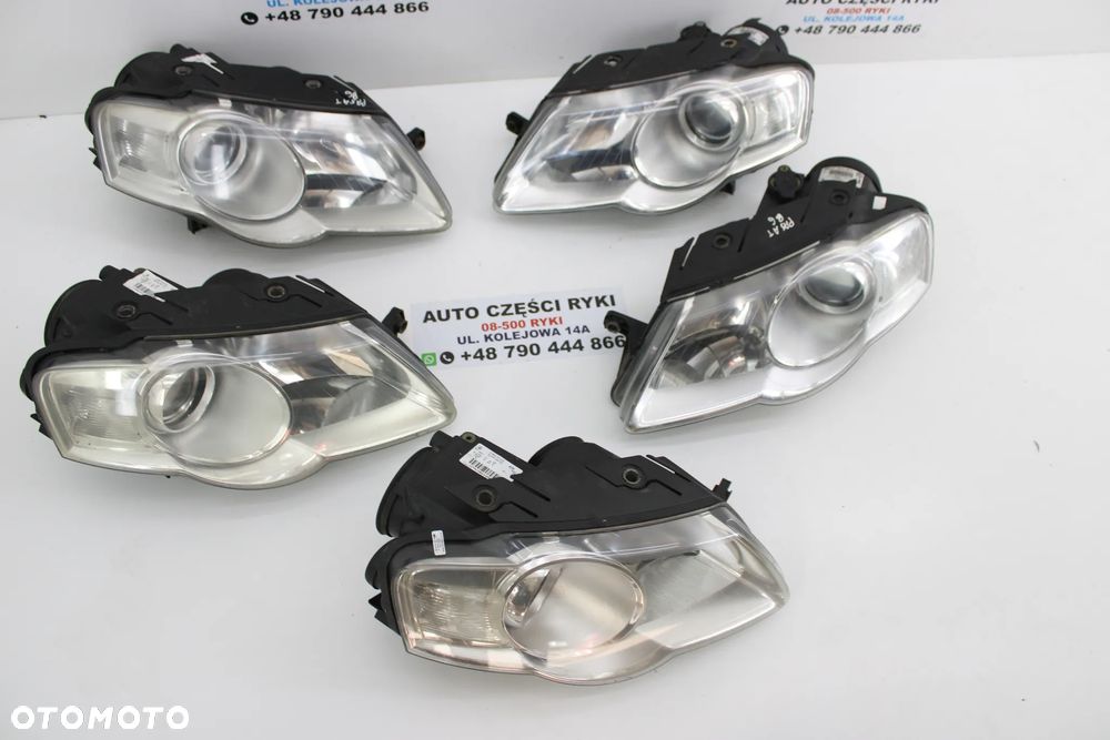 VW Passat B6 Lampa Przód Lewa Prawa EU - 2