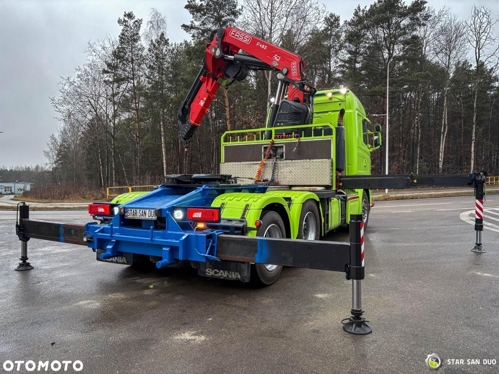 Scania R520 6x2 Fassi F485 HDS Żuraw Wciągarka Euro 6 - 15